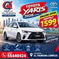 عرض محدود !!! لسيارة تويوتا يارس 2026 شهرياً 1599 ريال للتواصل: 55440424